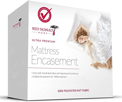 Waterproof Zippered Encasement â€“ Allergy Reduction Mattress Protector â€“ Queen Size