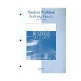 Student Problem Solving Guide for Use with Complete Business Statistics by Amir D. Aczel (2002-01-01)