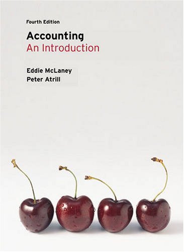 Accounting: An Introduction by Eddie McLaney (2008-08-28)