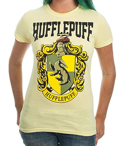 HARRY POTTER Hufflepuff House Juniors T-Shirt Licensed