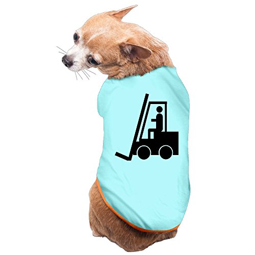 Vgd Fork Lift Truck Driver art logo SkyBlue Cool Dog T-shirt