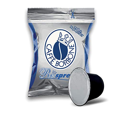 Caffe Borbone Respresso Espresso Italian Import version, 100 Capsules - Miscela Blu