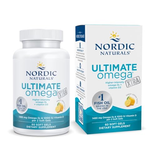 Nordic Naturals - Ultimate Omega Xtra, Support for a Healthy Heart, 60 Soft Gels