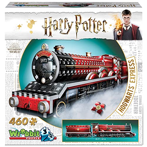 Wrebbit3D Harry Potter 3D Puzzle Model of Hogwarts Express | 460 Jigsaw Puzzle Pieces | Build The Iconic Train and Journey Through The Wizarding World