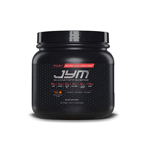 Book Cover Post JYM Active Matrix - Post-Workout with BCAA's, Glutamine, Creatine HCL, Beta-Alanine, and More | JYM Supplement Science | Mandarin Orange Flavor, 30 Servings