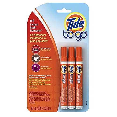 Book Cover Tide to Go Instant Stain Remover Pens 3 ea (Pack of 1), White
