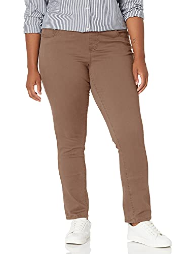 Jag Jeans Women's Plus Size Peri Pull On Straight Leg Pant
