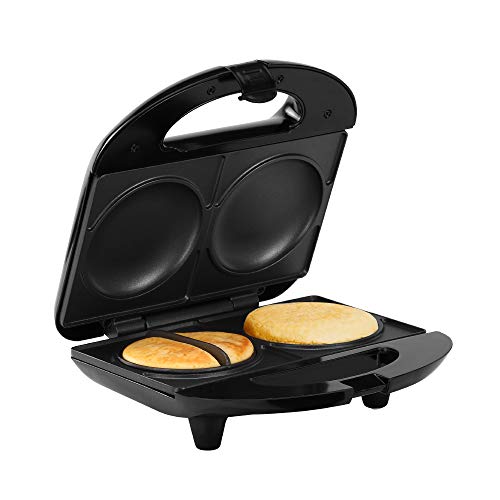 Holstein Housewares HH-0937013SS Fun Non-Stick Arepa and Empanada Maker, 9 x 4 x 9 inches, Stainless Steel