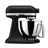 KitchenAid KSM3316XBM Artisan Mini Stand Mixer- Matte Black,3.5 quart