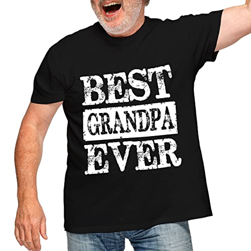 fresh tees Best Grandpa Ever T-Shirt | Father's Day Shirt Gifts | Funny Gifts for Husband Dad Grandpa