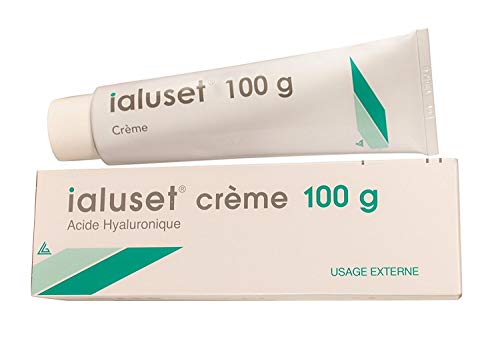 Book Cover Ialuset Hyaluronic Acid Cream - 100% Pure, Undiluted - 3.3 ounces (100 g)
