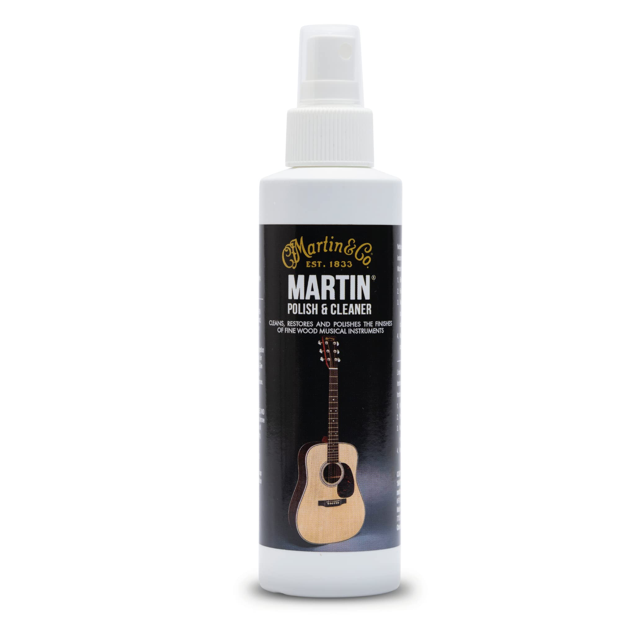 Book Cover Martin Guitar Polish and Cleaner, All-In-One Guitar Cleaner, 6 Ounces Polish Cleaner