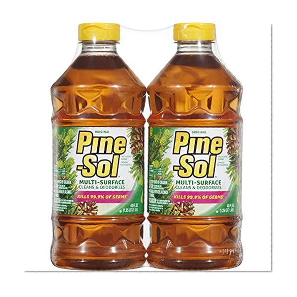 Book Cover Pine-Sol Multi-Surface Cleaner, Original Scent, Two Count Bottle, 80 fl oz Total
