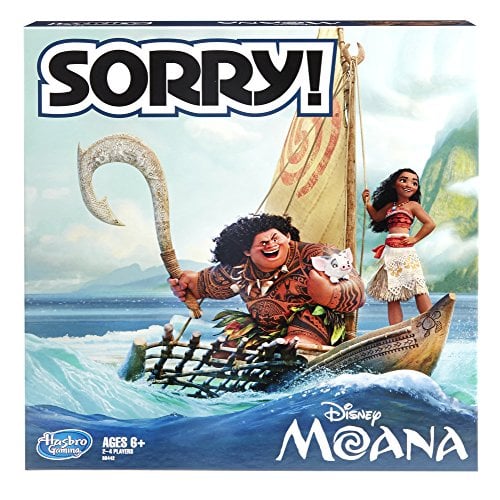 Book Cover Sorry! Game: Disney Moana Edition