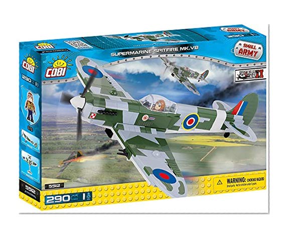 COBI SMALL ARMY WWII - 5512 - SUPERMARINE SPITFIRE MK.VB