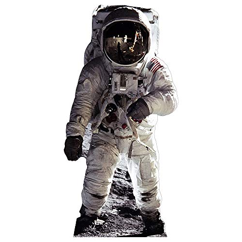 Star Cutouts, Astronaut Buzz Aldrin, Life-Size Cardboard Cutout Standup - 71 x 35 inches