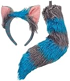 elope Deluxe Cheshire Cat Ears Headband & Tail Kit Standard