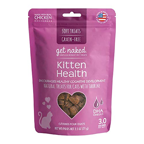 Book Cover Get Naked 1 Pouch Kitten Health Soft Treats, 2.5 Oz