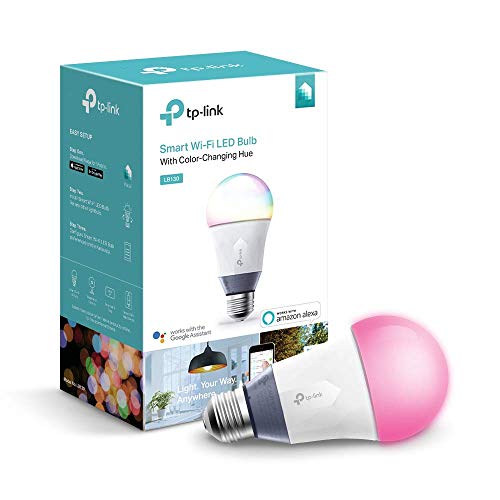 Book Cover Kasa Smart Light Bulb, Multicolor by TP-Link â€“ WiFi Bulbs, Works with Alexa & Google (LB130) Old Version