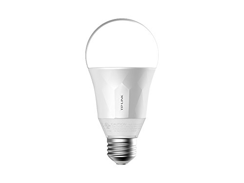 Book Cover TP-Link Smart Wi-Fi A19 LED Bulb, Works with Alexa, 2700K Dimmable White, No Hub Required, 50W Equivalent,1-Pack (LB100)