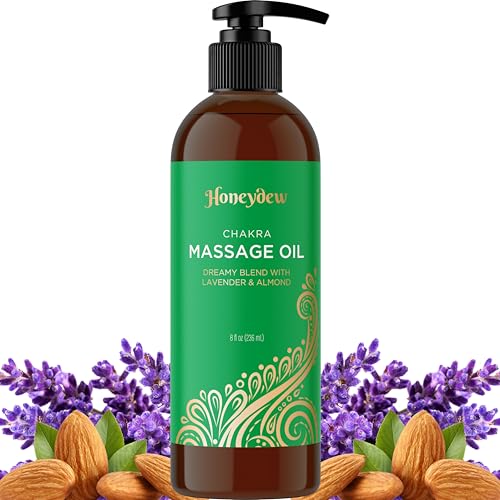 Tranquil Massage Oil for Skin Care - Aromatherapy Massage Oil for Massage Therapy with Natural Lavender Essential Oil and Coconut Oil - Relaxing Body Moisturizer and Full Body Massage Oil for Couples