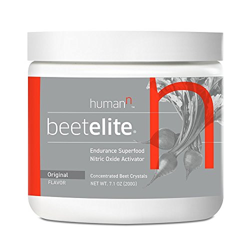 HumanN BeetElite | Superfood Concentrated Beet Powder Nitric Oxide Boosting Athletic Endurance Supplement (Original Apple Flavor, 7.1-Ounce, 1-Pack)