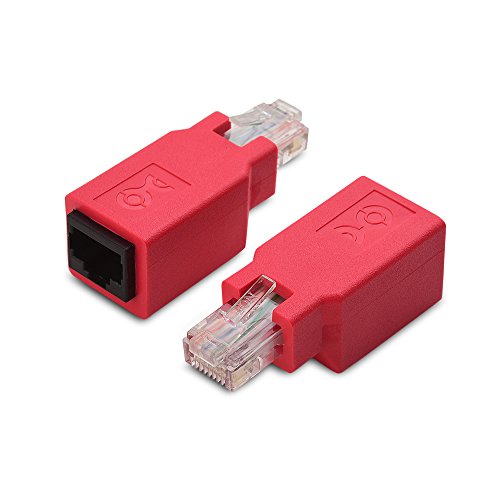 Book Cover Cable Matters 2-Pack Cat 6, Cat6 Crossover Adapter (Cat6 Crossover Cable Adapter)