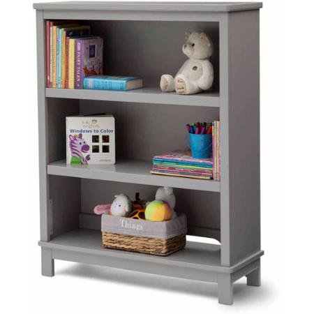 Book Cover Delta Children Epic Bookcase for Books and Toys - Grey