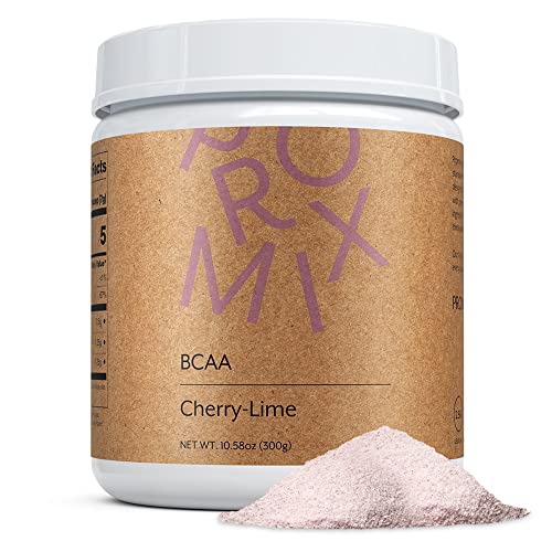 Book Cover Promix BCAA Post-Workout Energy Powder, Cherry Lime - Plant-Based Branched Chain Amino Acids Supports Lean Muscle Growth, Recovery, Endurance & Reduces Soreness - Zero Fat, Sugar & Carbs - Gluten-Free