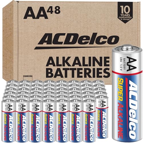 ACDelco AA Super Alkaline Batteries, 48-Count