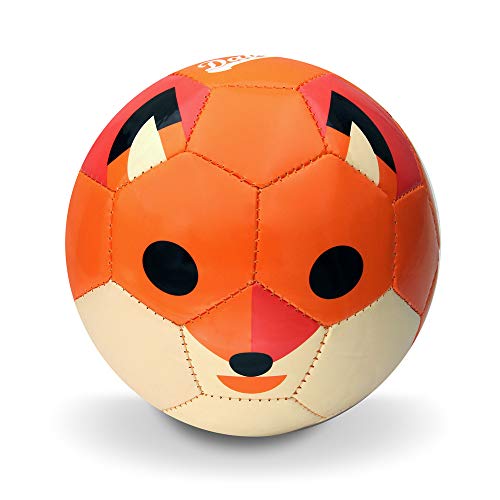 Book Cover Daball Kid and Toddler Soccer Ball - Size 1 and Size 3, Pump and Gift Box Included (Size 1, Terry, The Fox)