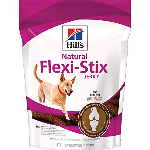 Hill's Dog Treats Beef Jerky Flexi-Stix for joint health, Healthy Dog Snacks, 7.1 oz Bag