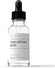 Book Cover Hyaluronic Acid Serum 1 oz, 100% Pure Organic HA, Anti Aging Anti Wrinkle, Original Face Moisturizer for Dry Skin and Fine Lines, Leaves Skin Full and Plump ASTERWOOD NATURALS Dropper Bottle