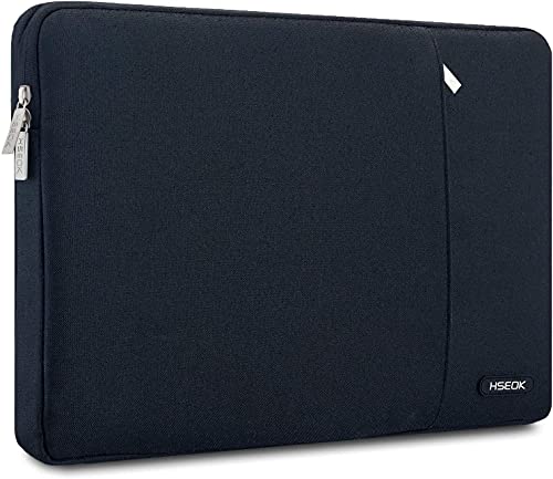 Book Cover HSEOK 13-13.3 Inch Laptop Sleeve Case, Environmental-Friendly Spill-Resistant Sleeve for 13-Inch MacBook Air 2012-2017, MacBook Pro Retina 2012-2015/Pro 2012 A1278 and Most 14-Inch Laptop, Black
