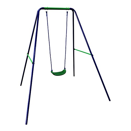 Book Cover ALEKO BSW01 Child Baby Toddler Outdoor Swing Playground Accessory Blue and Green