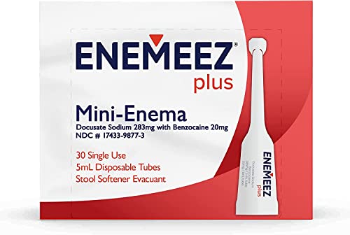Enemeez Plus Mini Enema with Anesthetic 30 ea (Pack of 2)