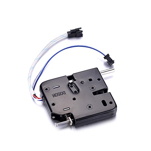 ATOPLEE Electronic Cabinet Lock,1pcs DC 12V 2A Carbon Steel Solenoid Cabinet Spring Lock for Cabinet Drawer Locker (73X67X14mm)