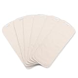 ALVABABY 6PCS Cloth Diaper Inserts - 5-Layer Super Soft Inserts for Diapers and Covers