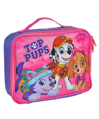 Book Cover Paw Patrol Soft Lunch Box (Top Pups Purple)