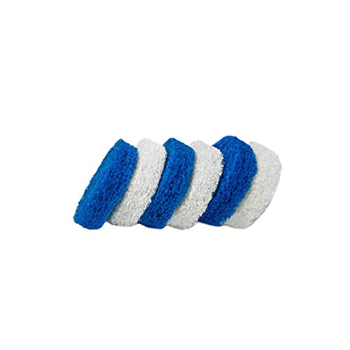 RotoScrub 6 Pack Multi-Purpose Scrub Pad Replacement Kit for use Drill Accessories