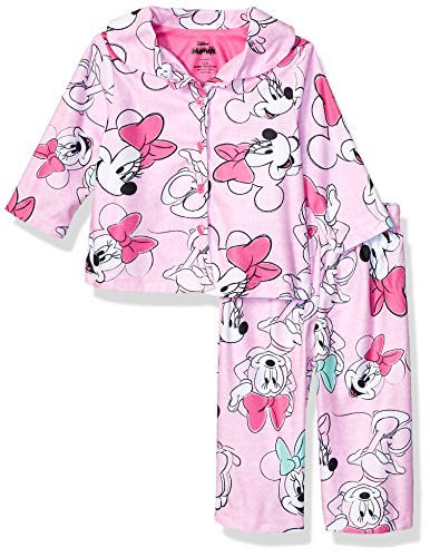 Disney Baby Girls' Minnie Mouse 2-Piece Pajama Coat Set
