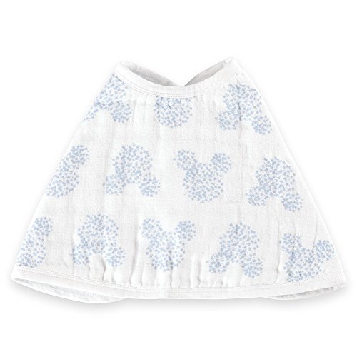 aden by aden + anais Disney Baby bavoir d'épaule burpy bib®, 100% mousseline de coton, 57cm X 28cm, graphic Mickey