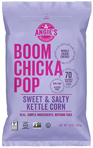 Angie's BOOMCHICKAPOP Sweet & Salty Kettle Corn Popcorn, 14 Ounce Bag