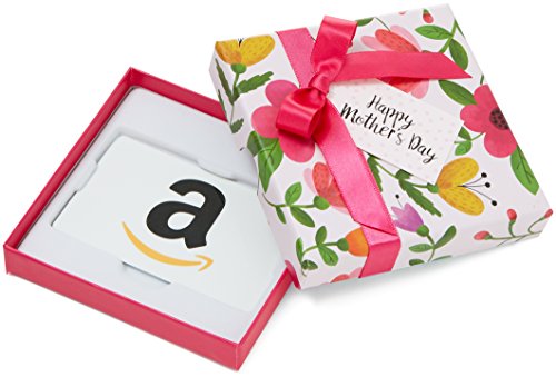 Book Cover Amazon.com Gift Card in a Floral Box for Mother's Day
