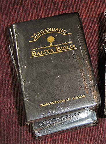Tagalog Popular Version Bible, TPV035GE Black Leather with Golden Edges / Magandang Balita Biblia