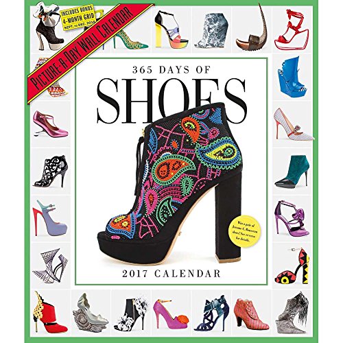 Book Cover 365 Days of Shoes 2017 Picture-A-Day Wall Calendar
