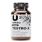 UMZU Testro-X Supplement for Men – 90 Capsules for 30 Day Supply – Supports Energy, Focus, Strength & Muscle Recovery – with Ashwagandha & Zinc – Natural Men’s Wellness Support Formula