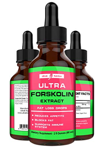 Forskolin for Weight Loss - 100% Pure Forskolin Extract in Concentrated Liquid. An All-Natural Forskolin Max Strength Supplement. A Leading Solution for Natural Weight management. USA made.
