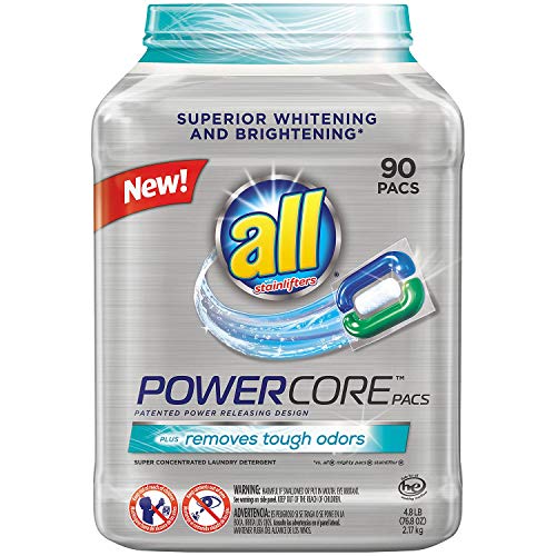 Book Cover All Powercore Super Concentrated Laundry Detergent Pacs, 90 Count