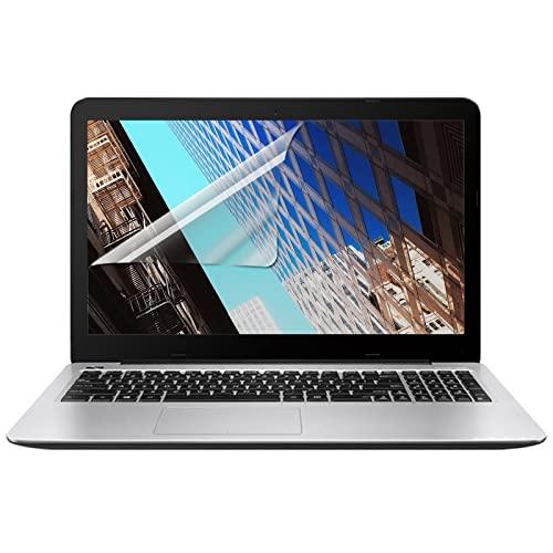 [2PCS Pack] 15.6-inch Laptop Crystal Clear Screen Protector, Notebook Computer Screen Guard Protector Compatible with HP/DELL/Asus/Acer/Sony/Samsung/Lenovo/Toshiba etc, Display 16:9 (2-Pieces/Pack)